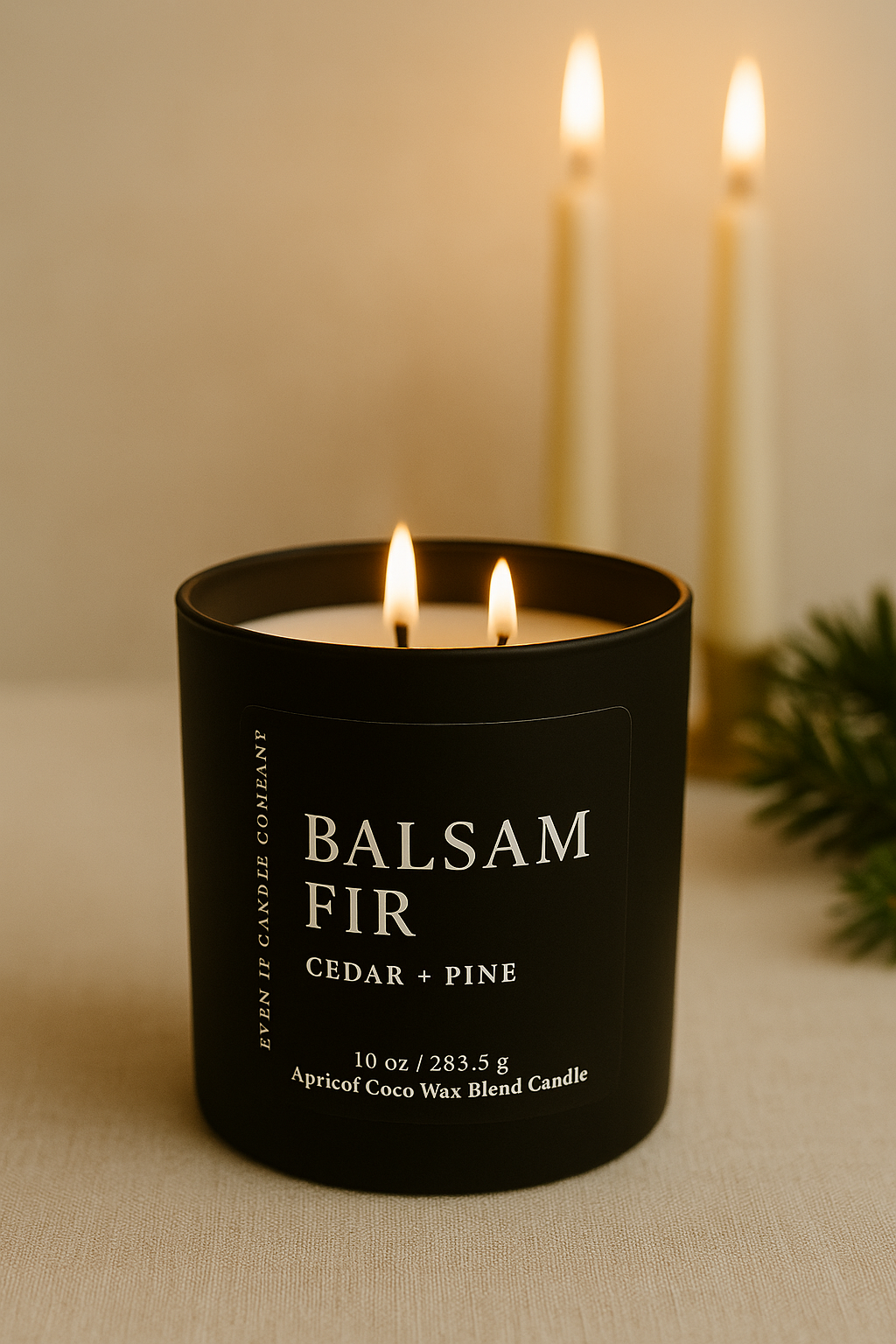 "Balsam Fir" (Cedar + Piney Woods) 12.5 oz & 10 oz Candle