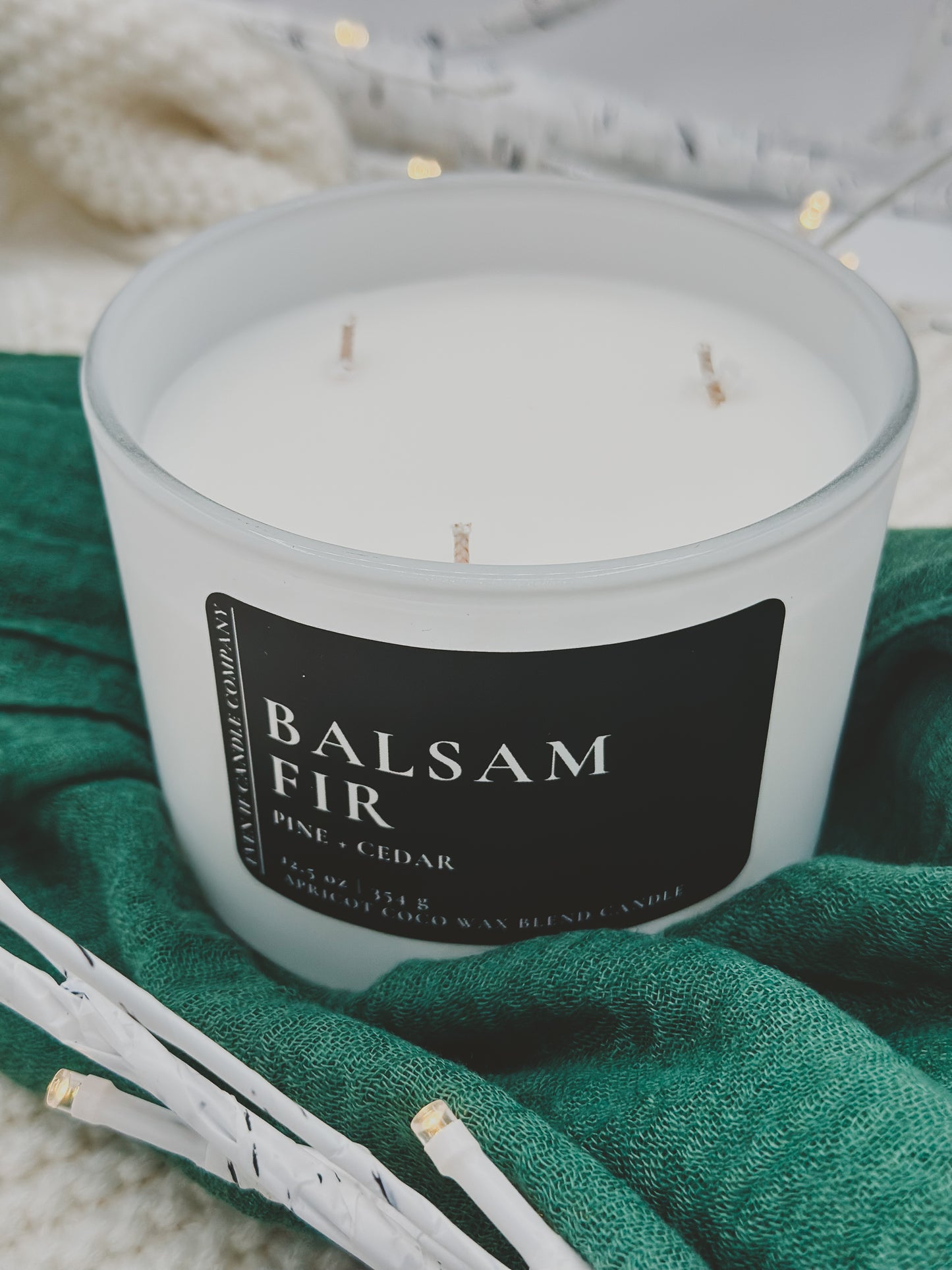 "Balsam Fir" (Cedar + Piney Woods) 12.5 oz & 10 oz Candle